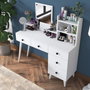 Hanah Home Mesa de maquillaje Bj101 - 2293 Blanca
